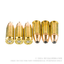 1000 Rounds of 9mm Ammo by Fiocchi - 115gr JHP