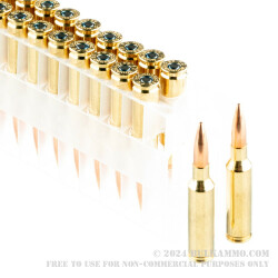 20 Rounds of 6.5 Creedmoor Ammo by Federal Gold Medal - 140gr MatchKing HPBT