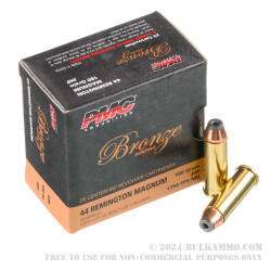 25 Rounds of .44 Mag Ammo by PMC - 180gr JHP