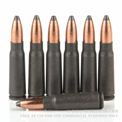 20 Rounds of 7.62x39mm Ammo by Tula - 154gr SP