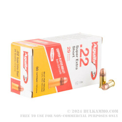 500 Rounds of .22 Short Ammo by Aguila - 29gr CPRN