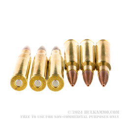 20 Rounds of 30-06 Springfield Ammo by Remington HTP Copper - 168gr TSX