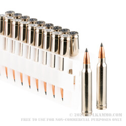20 Rounds of .300 Win Mag Ammo by Federal Vital-Shok - 180gr Trophy Copper Polymer Tipped