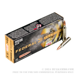 200 Rounds of .223 Ammo by Federal - 55gr TSX