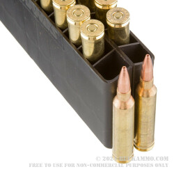 20 Rounds of 7 mm Rem Mag Ammo by Barnes - 160gr TSX