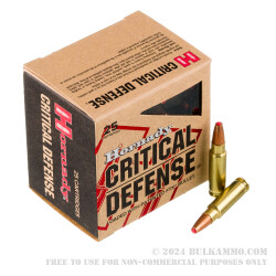 25 Rounds of 5.7x28mm Ammo by Hornady Critical Defense - 40gr JHP