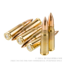 1000 Rounds of 7.62x39mm Ammo by Fiocchi - 124gr FMJ