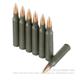 20 Rounds of .223 Ammo by Wolf WPA Polyformance - 62gr FMJ