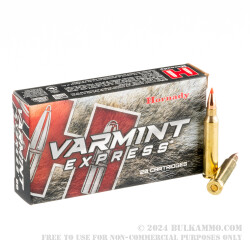 200 Rounds of .223 Ammo by Hornady Varmint Express - 40gr V-Max