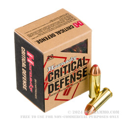 200 Rounds of .45 Long-Colt Ammo by Hornady Critical Defense - 185gr JHP