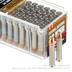 50 Rounds of .22 WMR Ammo by Hornady - 45 gr FTX