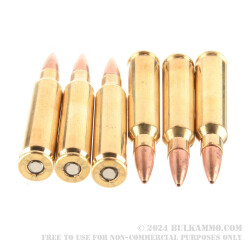 20 Rounds of 5.56x45 Ammo by Barnes Precision Match - 69gr OTM