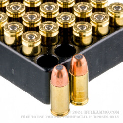 50 Rounds of 9mm Ammo by Remington - 115gr FNEB