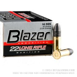 5000 Rounds of .22 LR Ammo by CCI - 40gr LRN