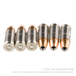20 Rounds of 9mm Ammo by Federal - Hydra-Shok - 135gr JHP 