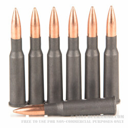 20 Rounds of 7.62x54r Ammo by Wolf WPA Polyformance - 174gr FMJ