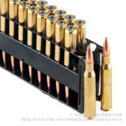 20 Rounds of .270 Win Ammo by Federal - 130gr Fusion