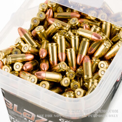 1000 Rounds of 9mm Ammo by Blazer Brass in Buckets - 115gr FMJ