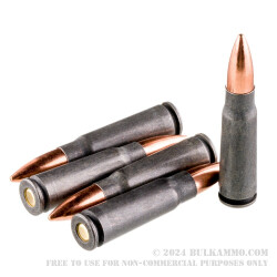 20 Rounds of 7.62x39mm Ammo by Red Army Standard - 122gr FMJ