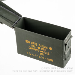 1 Surplus Mil-Spec 30 Cal M19 Green Ammo Can