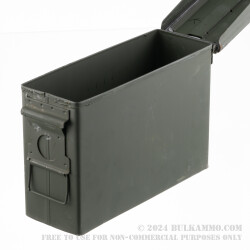 1 Surplus Mil-Spec 30 Cal M19 Green Ammo Can