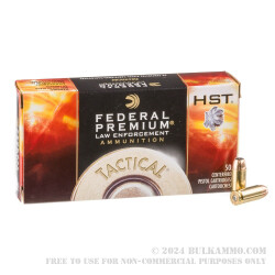 1000 Rounds of .40 S&W Ammo by Federal - 180gr HST JHP