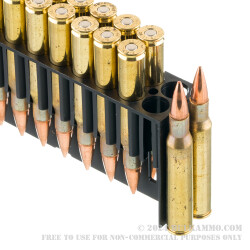 20 Rounds of 30-06 Springfield Ammo by Fiocchi Shooting Dynamics - 150gr FMJ-BT