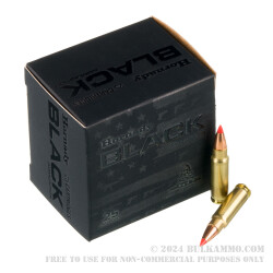 25 Rounds of 5.7x28mm Ammo by Hornady BLACK - 40gr V-MAX