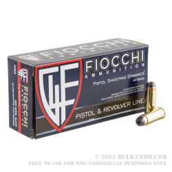 500 Rounds of .44 S&W Spl Ammo by Fiocchi - 200gr SJHP