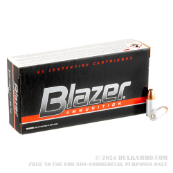 50 Rounds of 9mm Ammo by Blazer - 147gr FMJ
