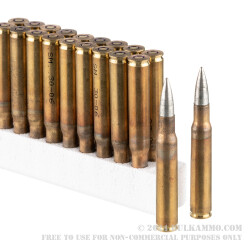 20 Rounds of 30-06 Springfield Ammo by Kynoch 1950s Surplus - 148gr FMJ