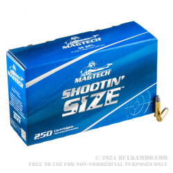 250 Rounds of .38 Spl Ammo by Magtech - 158gr LRN