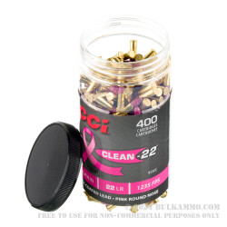 3200 Rounds of .22 LR Ammo by CCI Clean-22 - 40gr Poly-Coated LRN