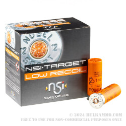 250 Rounds of 12ga Ammo by NobelSport - 1 ounce #8 1/2 shot