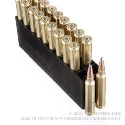 20 Rounds of .300 Win Mag Ammo by Hornady American Whitetail - 180gr Interlock