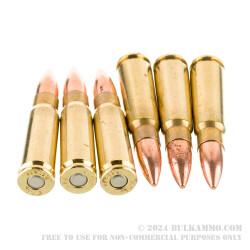 50 Rounds of 7.62x39 Ammo by Fiocchi - 123gr FMJ