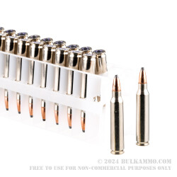 20 Rounds of .223 Ammo by Federal Premium - 60gr Nosler Partition
