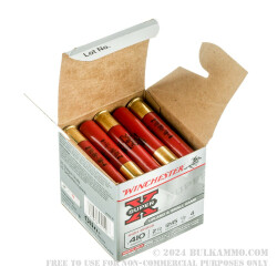 250 Rounds of .410 Ammo by Winchester Super-X - 1/2 ounce #4 shot