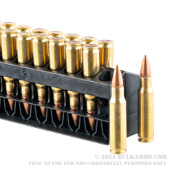 20 Rounds of 6.8 SPC Ammo by Remington - 115gr MC