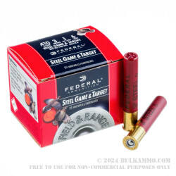 25 Rounds of .410 Ammo by Federal Steel Game & Target - 3" 3/8 oz. #6 shot