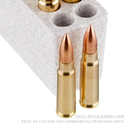 20 Rounds of 7.62x39mm Ammo by Winchester USA - 123gr FMJ