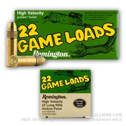 400 Rounds of .22 LR Ammo by Remington - 36gr HP
