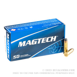50 Rounds of .38 Spl +P Ammo by Magtech - 125gr SJHP