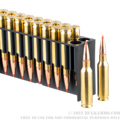 20 Rounds of 6.5 Creedmoor Ammo by Fiocchi - 129gr SST