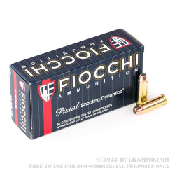 50 Rounds of .44 Mag Ammo by Fiocchi - 240gr JHP