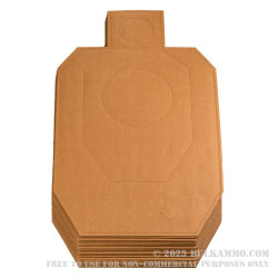 IDPA Pro Kit - 20 IDPA Cardboard Targets, Collapsible Stand, and Pasters