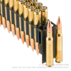 200 Rounds of 30-06 Springfield Ammo by Fiocchi - 180  Grain Sierra MatchKing  HPBT