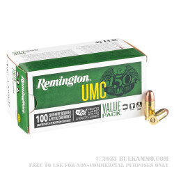 100 Rounds of 9mm Ammo by Remington - 115gr JHP