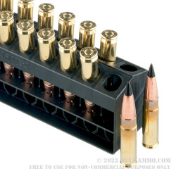 20 Rounds of .300 AAC Blackout Ammo by Barnes VOR-TX - 110gr TAC-TX FB