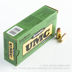 50 Rounds of .45 ACP Ammo by Remington - 230gr FNEB Leadless